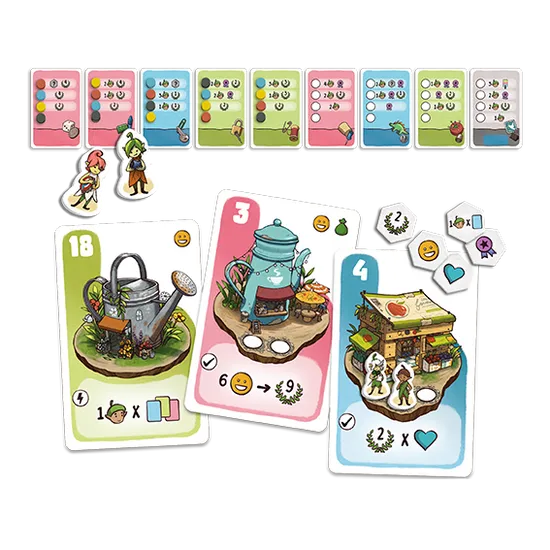 Cranio Minikin City Kartenspiel Familienspiel strategisch