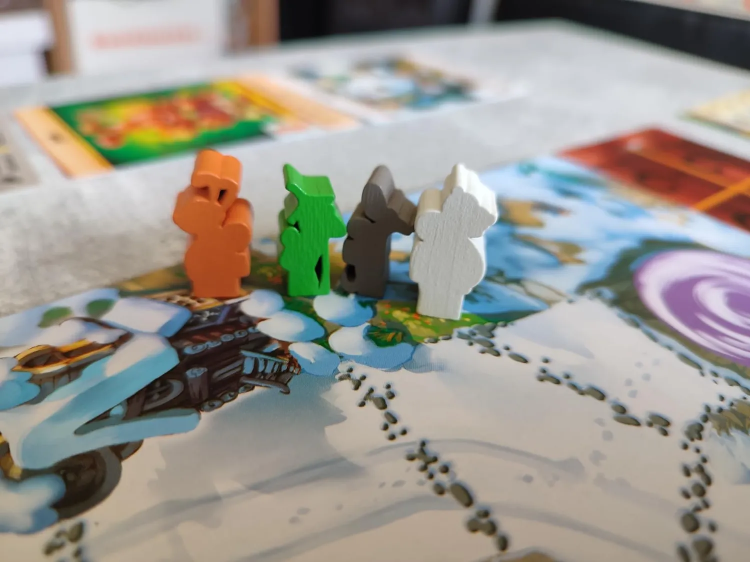 Space Cow Hüter der Jahreszeiten Brettspiel Familienspiel deutsch