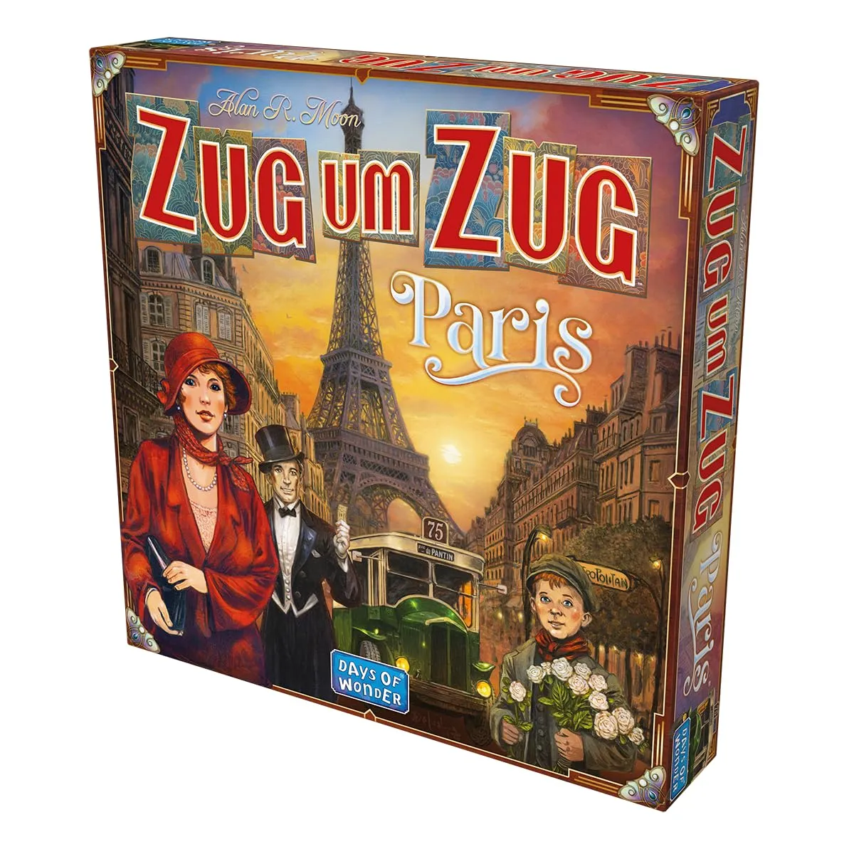 Days of Wonder Zug um Zug Paris Brettspiel Deutsch 2-4 Spieler
