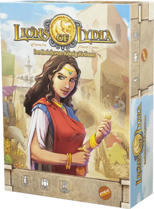 Spielefaible Lions of Lydia Brettspiel deutsch Bag-Building