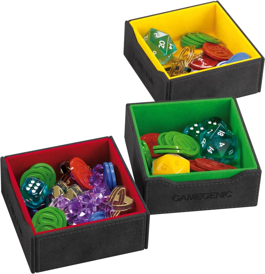 Gamegenic Token's Lair Token-Box mit Würfelschale bunt