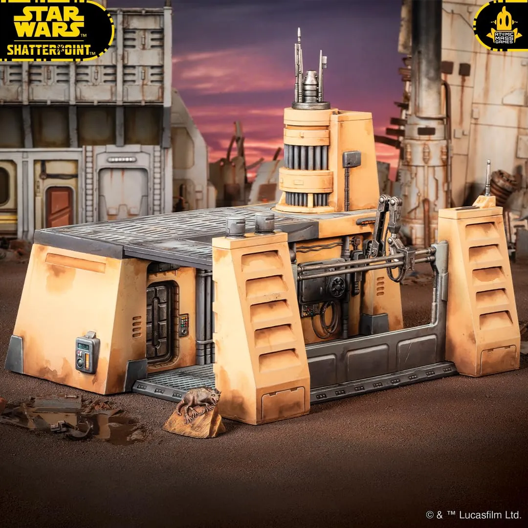 Asmodee Star Wars Shatterpoint Wartungshangar Geländeset Terrain Pack