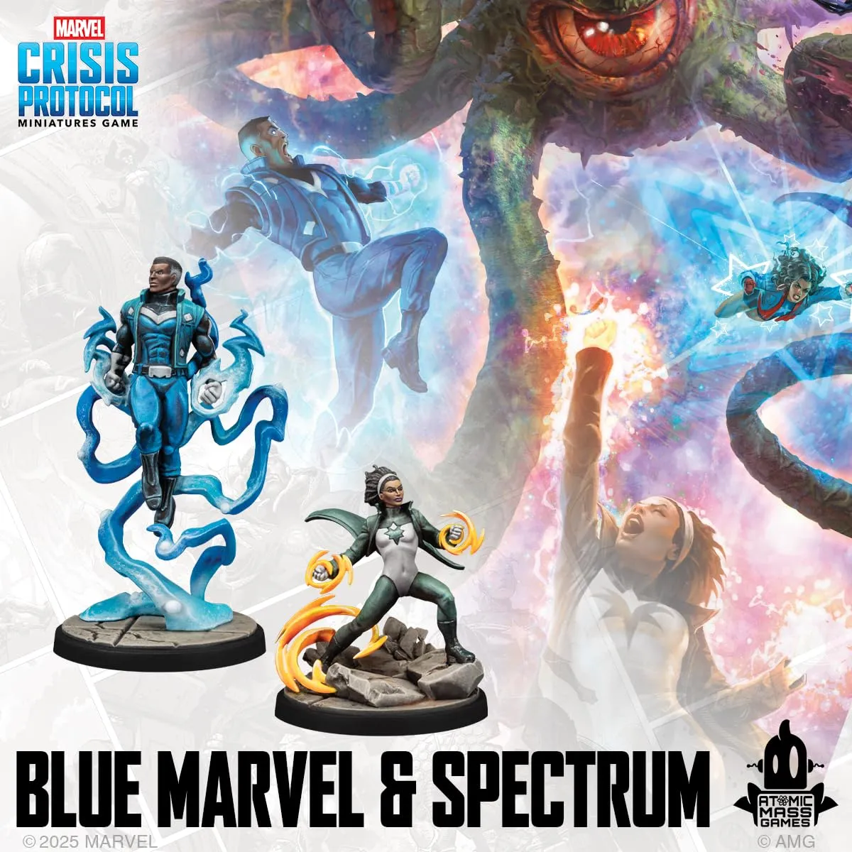Asmodee Marvel Crisis Protocol Blue Marvel Spectrum Charakterpack Helden