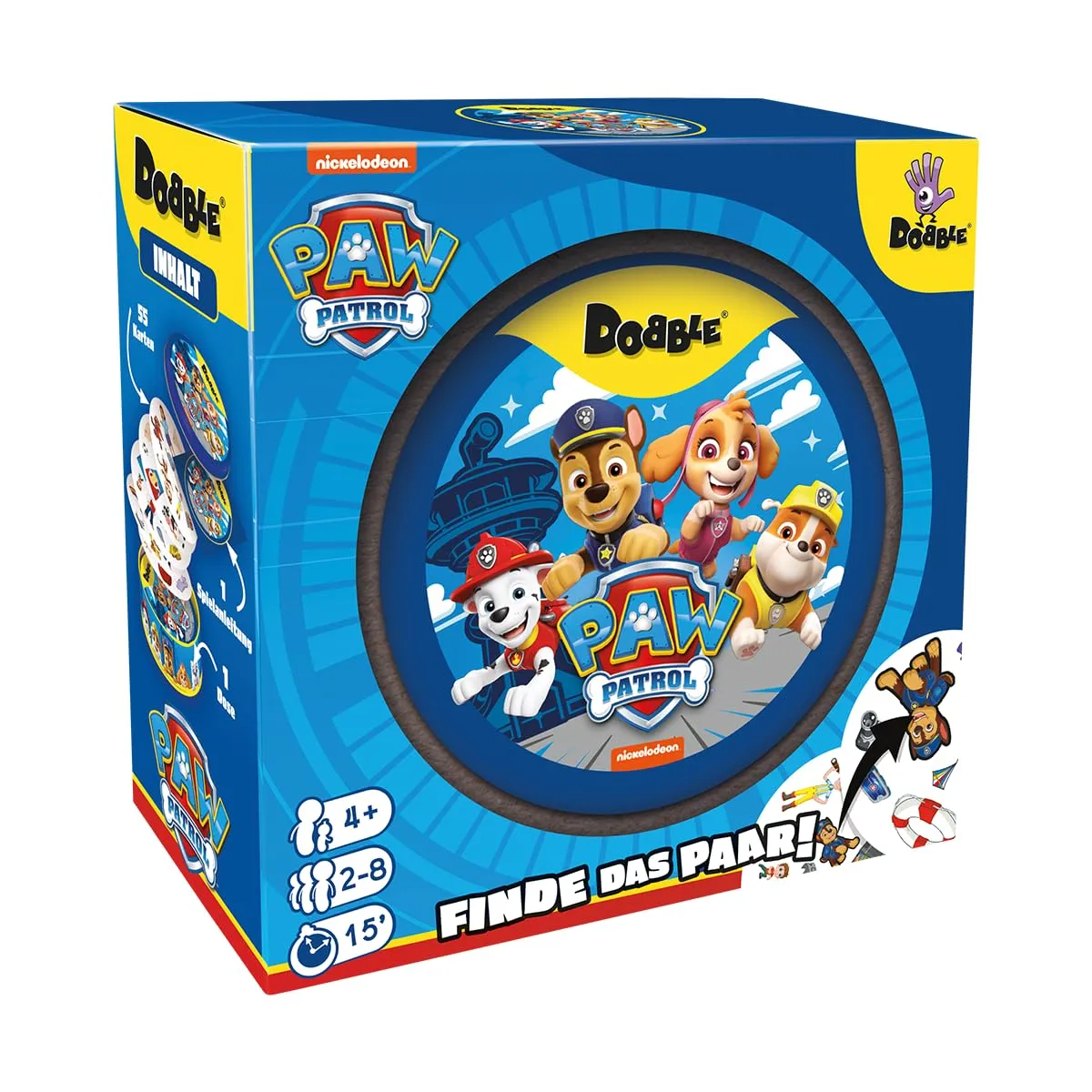Dobble Paw Patrol Kartenspiel Eco-Sleeve ab 6 Jahren