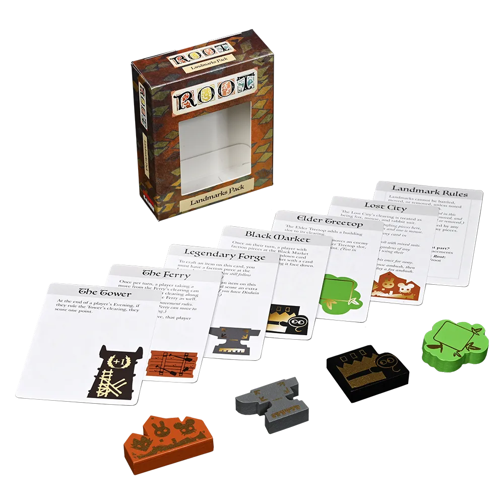 Leder Games Root Landmarks Pack Erweiterung 4 Holzfiguren