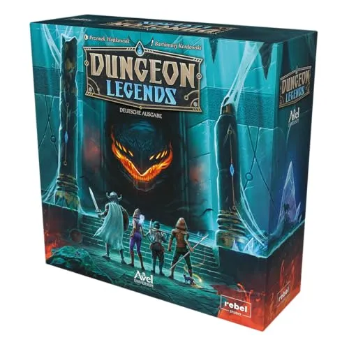 Asmodee Dungeon Legends Kennerspiel Deckbuilding Deutsch