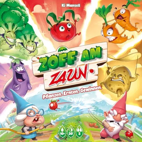 Asmodee Zoff am Zaun Strategiespiel 2 Spieler Garten