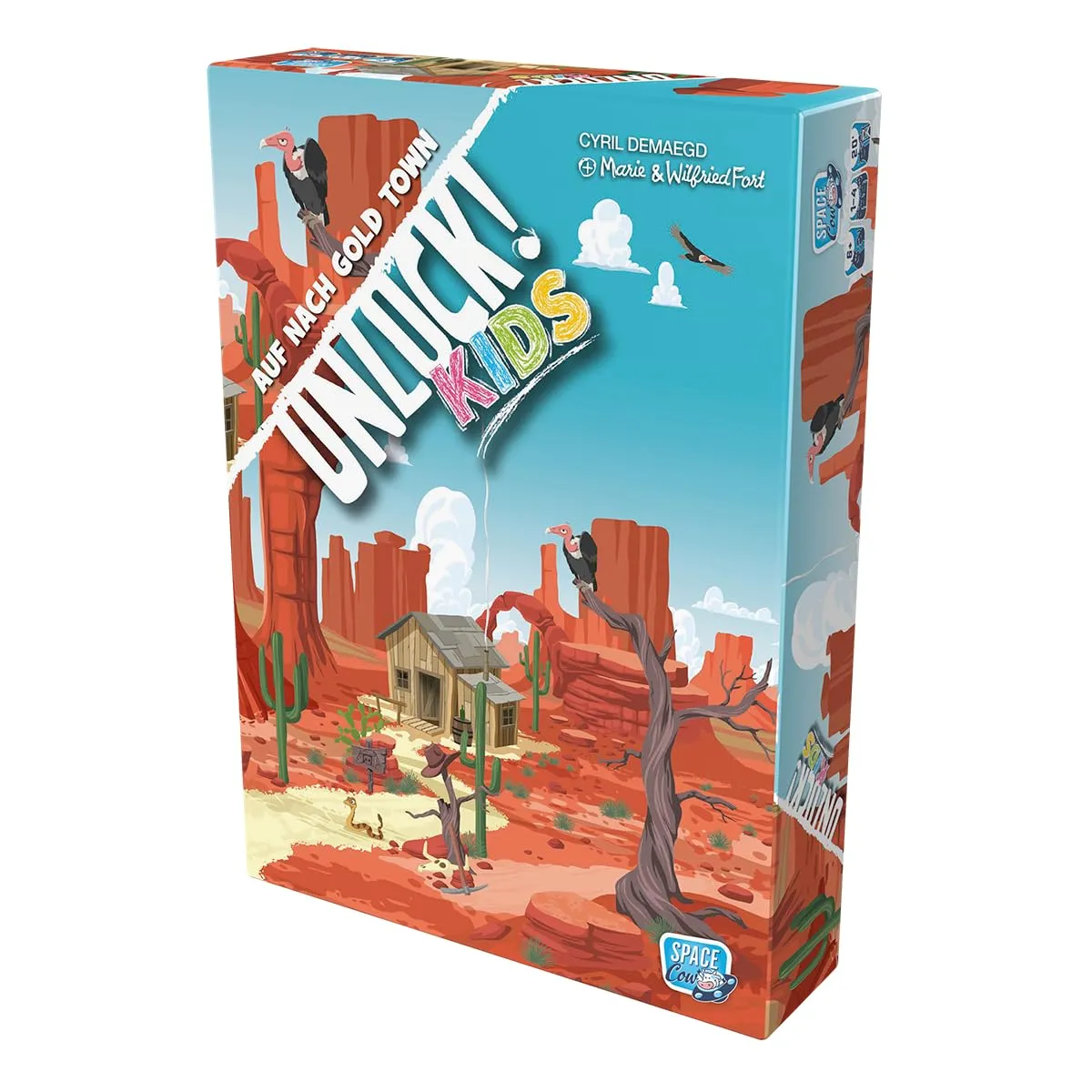 Asmodee Unlock Kids Auf nach Gold Town Kinderspiel