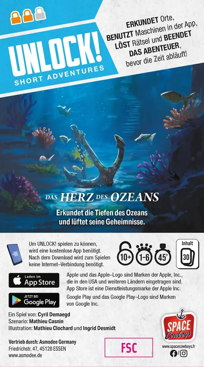Unlock! Short Adventures Das Herz des Ozeans Rätselspiel