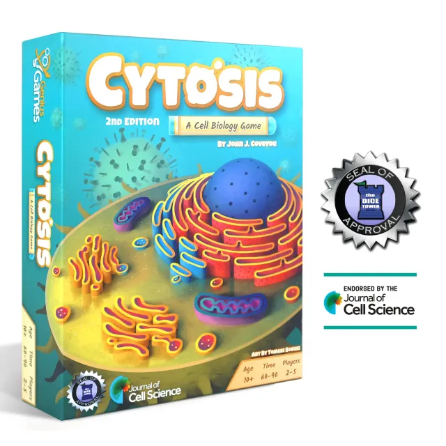 Genius Games Cytosis Brettspiel Zellbiologie Worker Placement