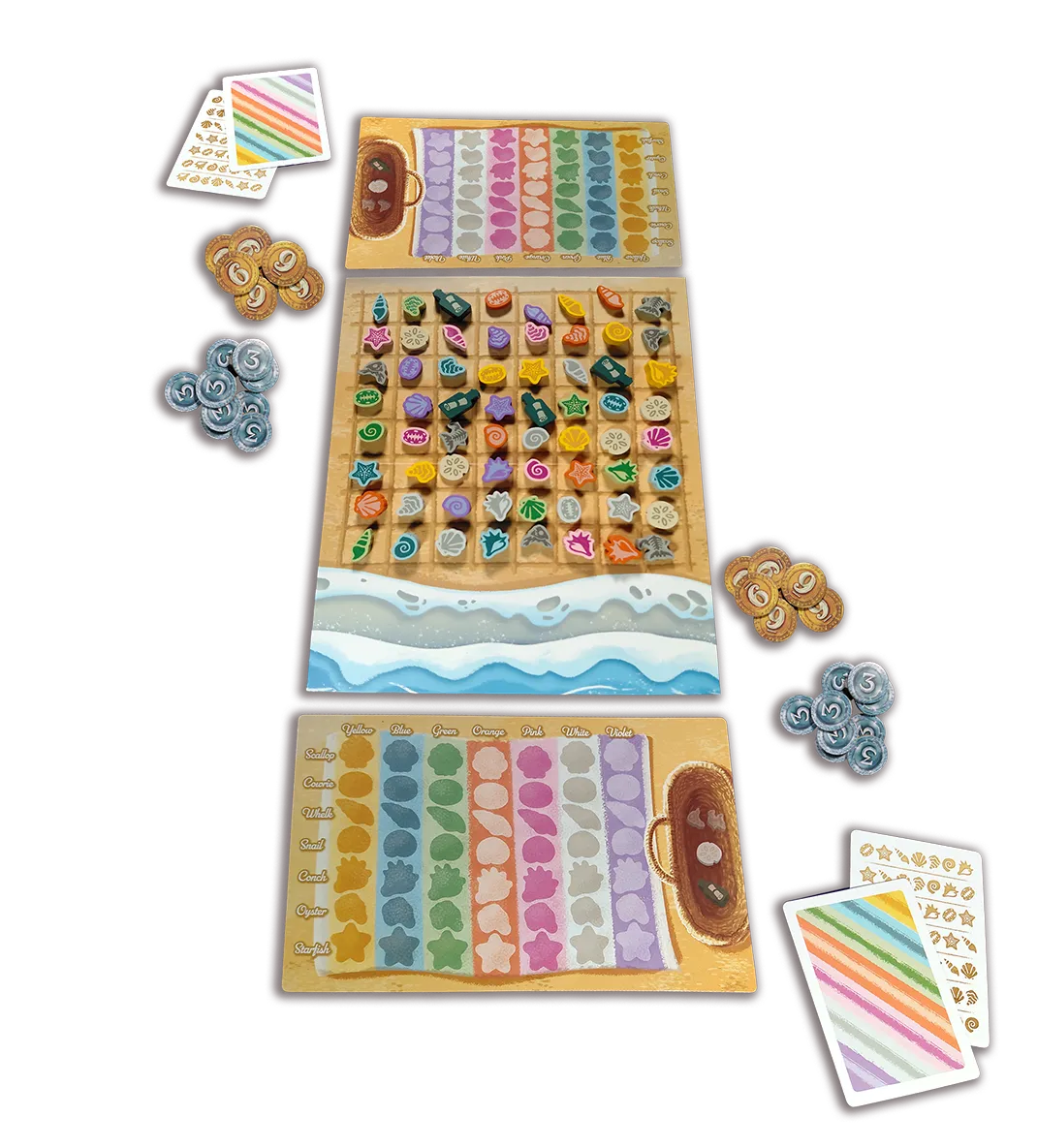 Cranio Seashells Familienspiel Muscheln sammeln
