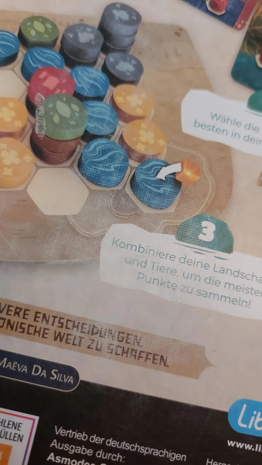 Asmodee Harmonies Brettspiel Deutsch Tier-Landschaften