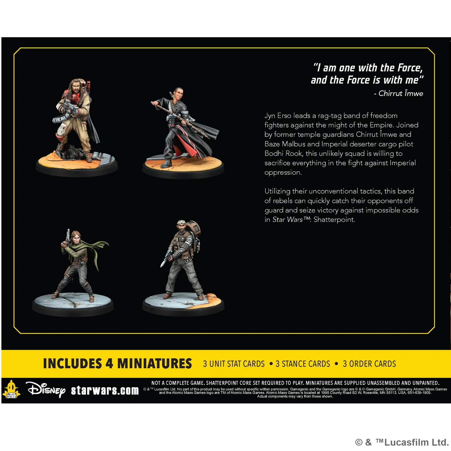 Star Wars Shatterpoint This is Rogue One Squad Pack Tabletop