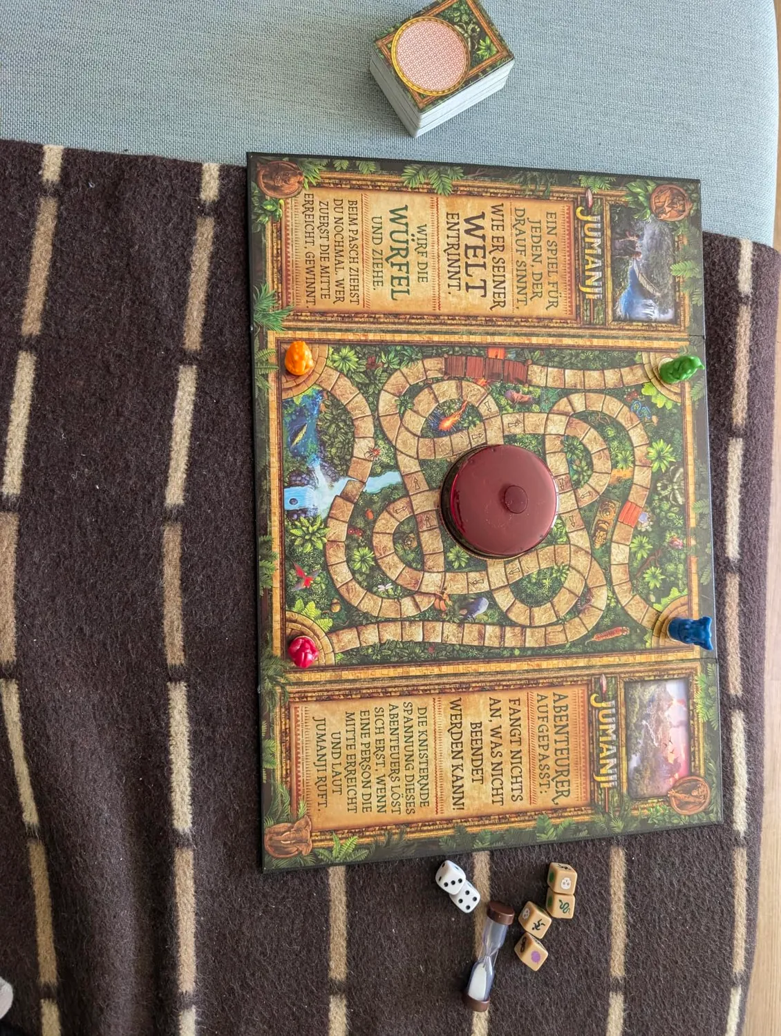 Jumanji Neuauflage 2026 Familienspiel Brettspiel 2-4 Spieler