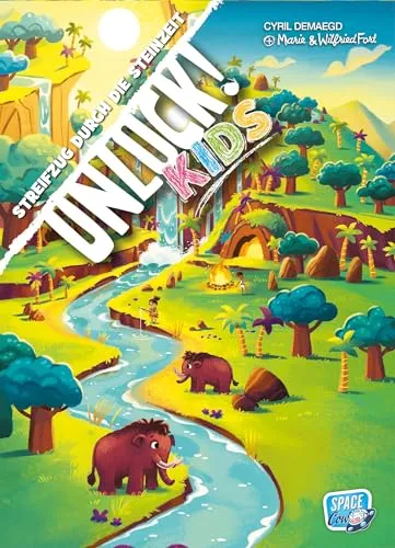 Asmodee Unlock Kids Streifzug durch die Steinzeit Kinderspiel