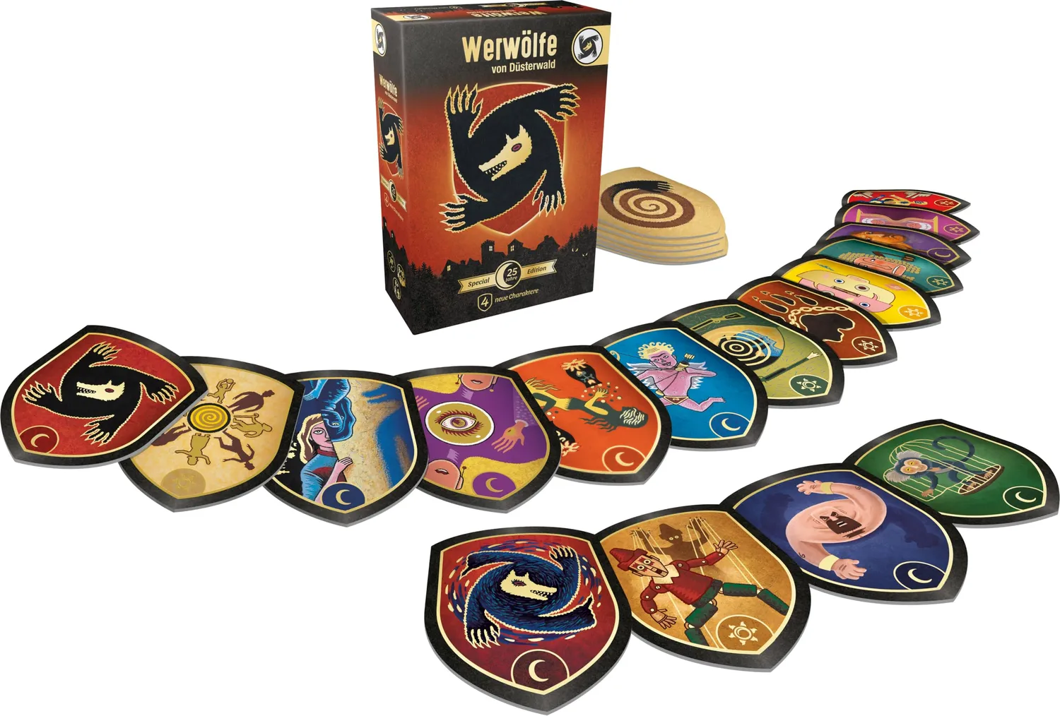 Asmodee Werwölfe von Düsterwald 25 Jahre Special Edition Party
