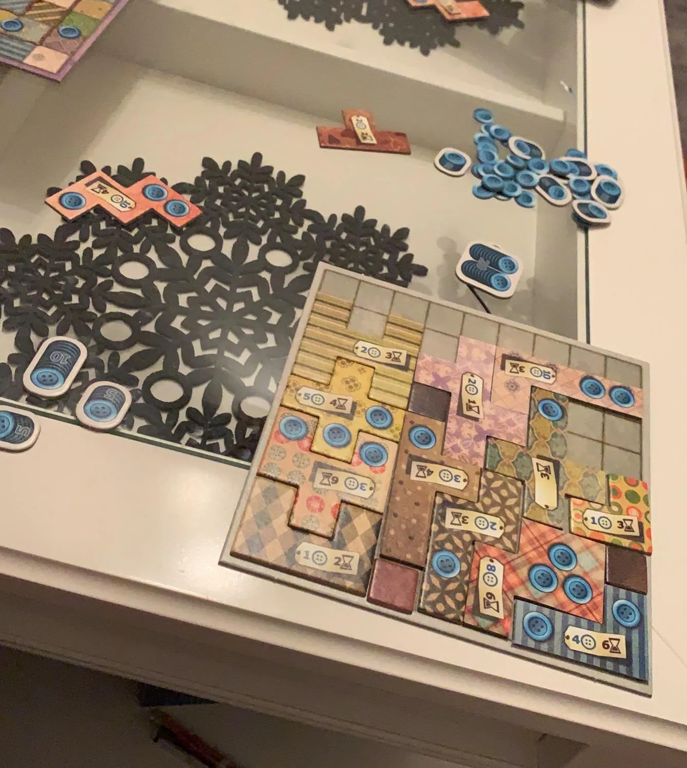 Lookout Patchwork Brettspiel 2 Spieler Uwe Rosenberg