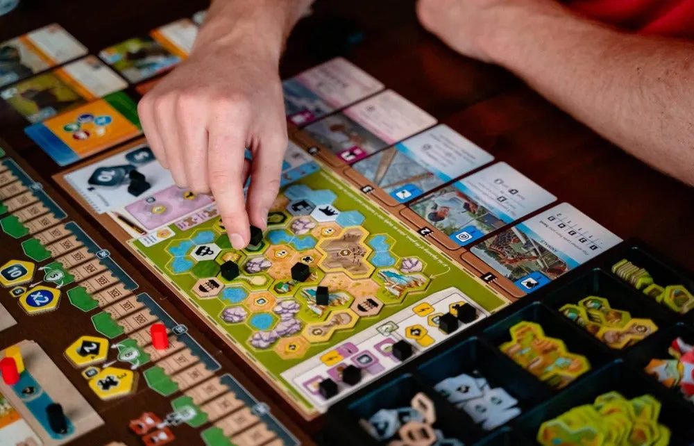 Capstone Games Ark Nova Brettspiel Basisspiel Zoo-Strategie