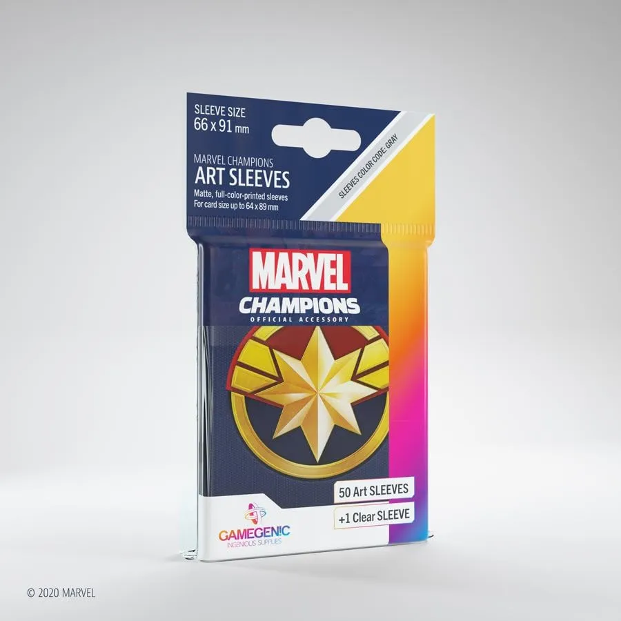 Gamegenic Marvel Champions She-Hulk Art Sleeves 50+1 Grau