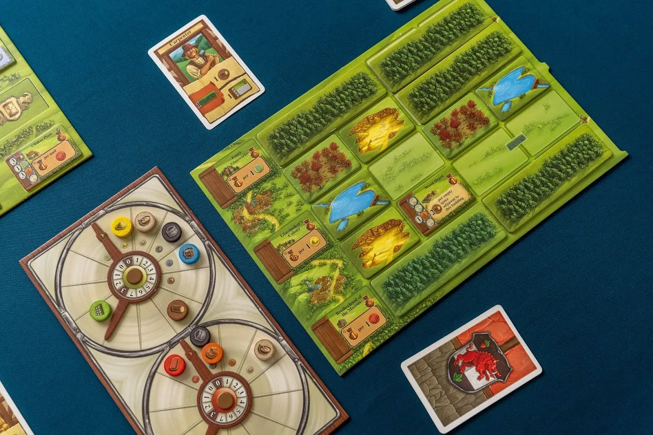 Capstone Games Glass Road Brettspiel Standard mit Promos