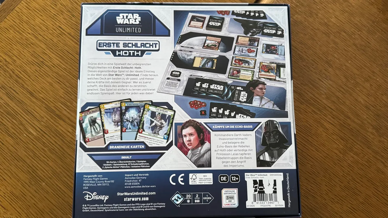 Star Wars Unlimited Erste Schlacht Hoth Starter Deutsch