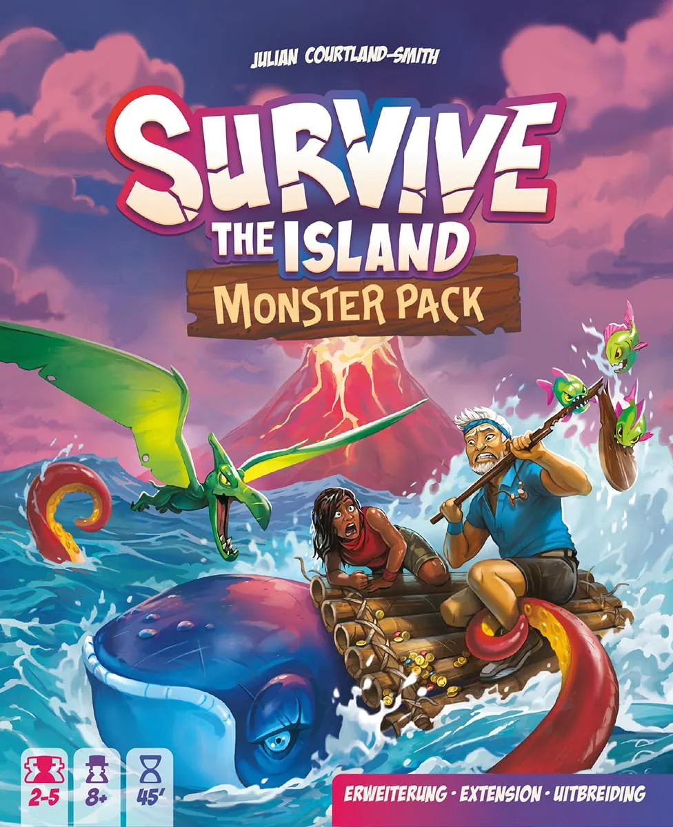 Asmodee Survive The Island Monster Pack Erweiterung mehrsprachig