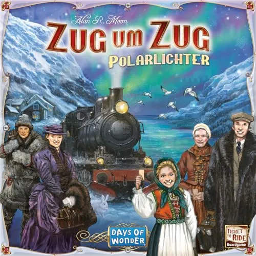Days of Wonder Zug um Zug Polarlichter Brettspiel Deutsch
