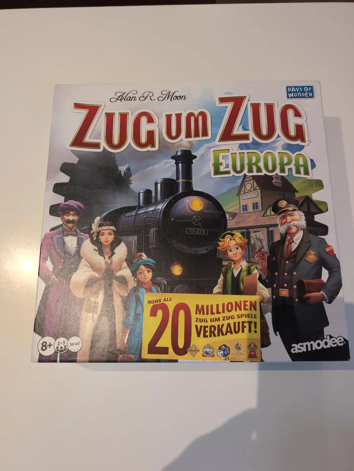 Days of Wonder Zug um Zug Europa Refresh Brettspiel