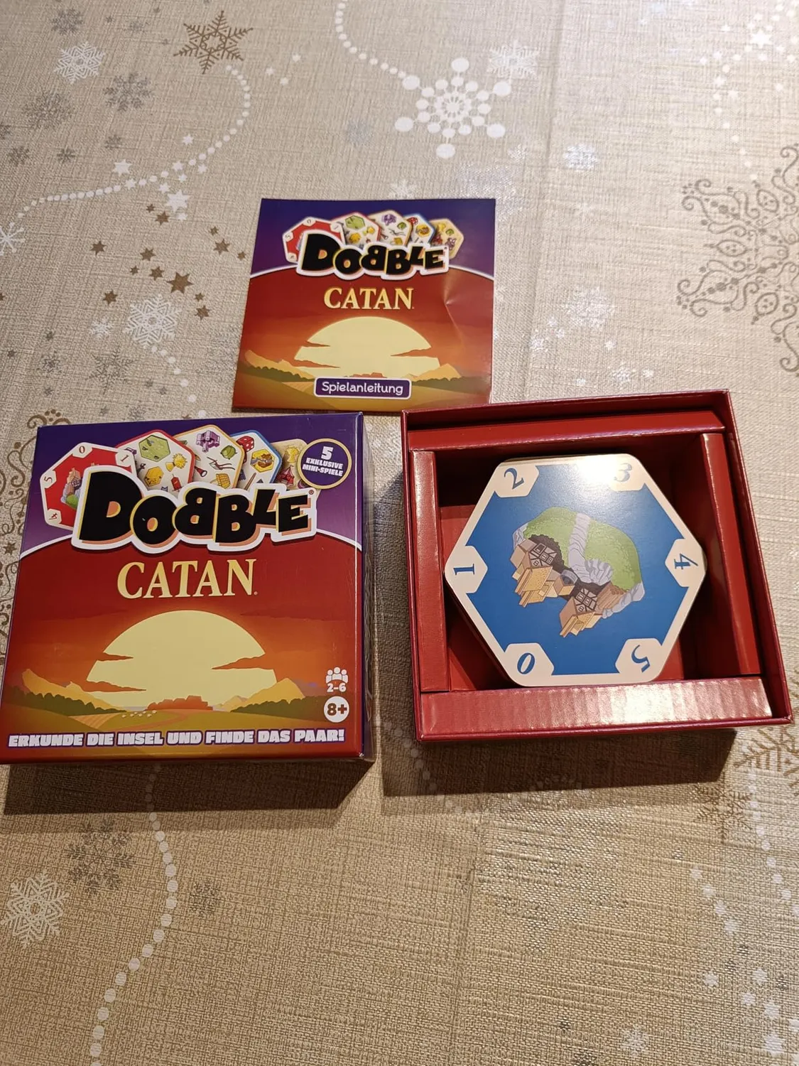 Asmodee Dobble Catan Kartenspiel Deutsch Familienspiel ab 8