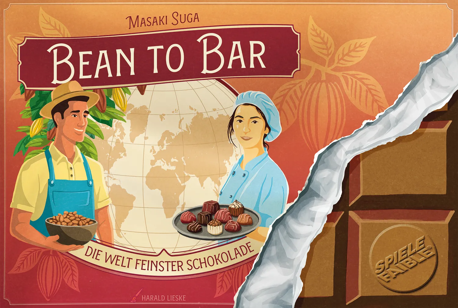 Spielefaible Bean to Bar Brettspiel Schokolade