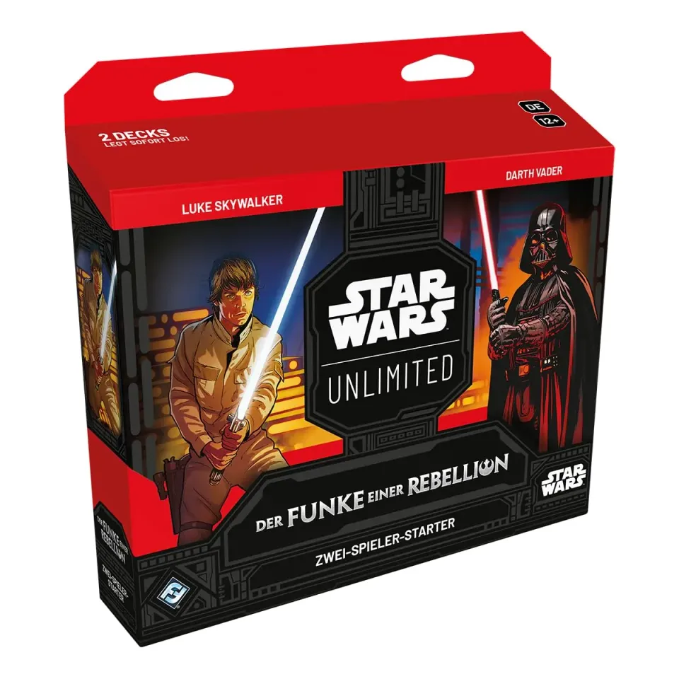 Star Wars Unlimited Funke einer Rebellion Zwei-Spieler-Starter Kartenspiel Deutsch