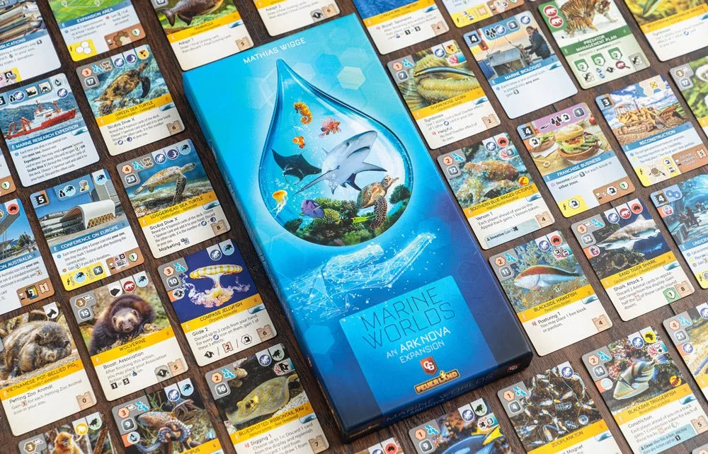 Capstone Games Ark Nova Marine Worlds Erweiterung Aquarium