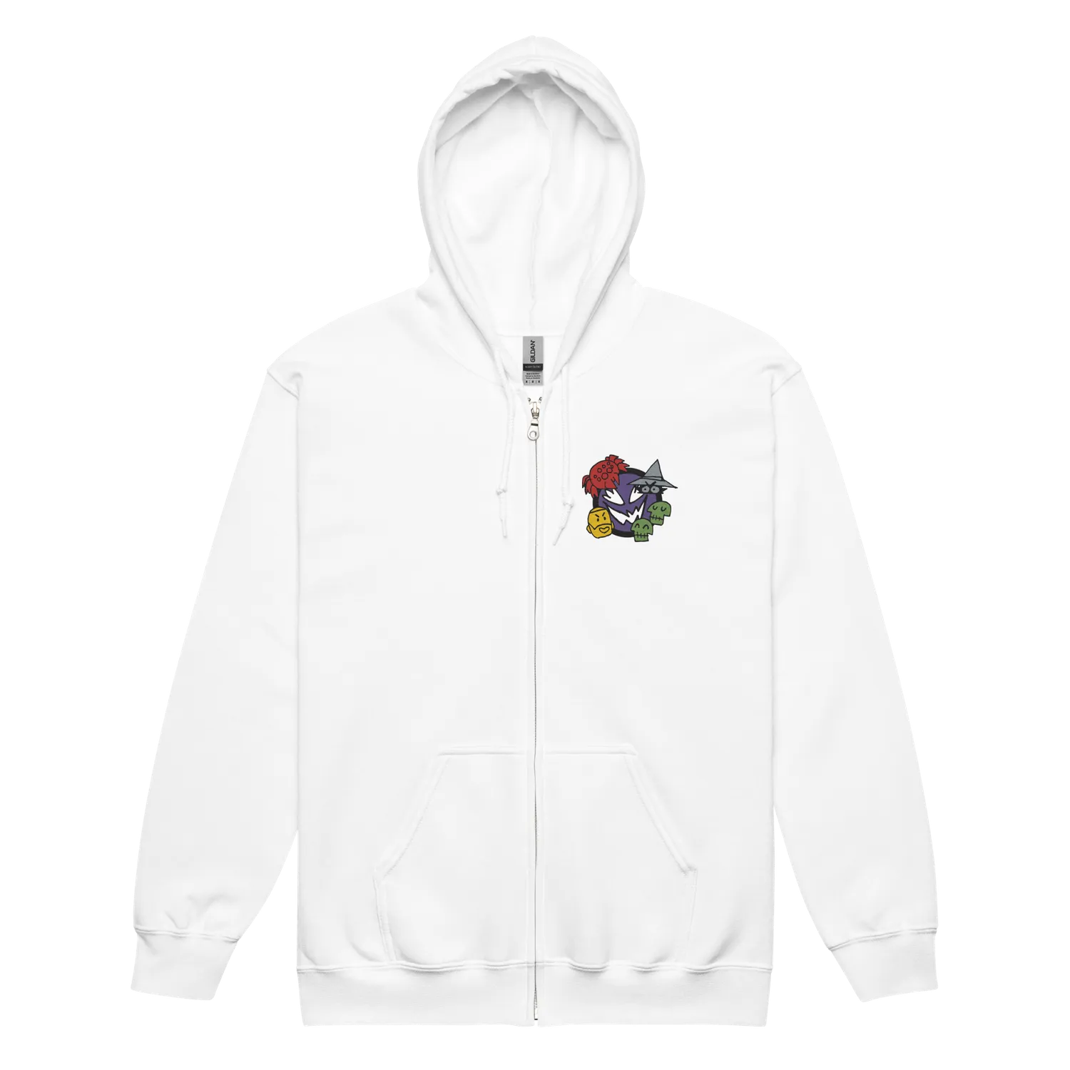 Leder Games Vast Zip-Hoodie Schwarz L Stick
