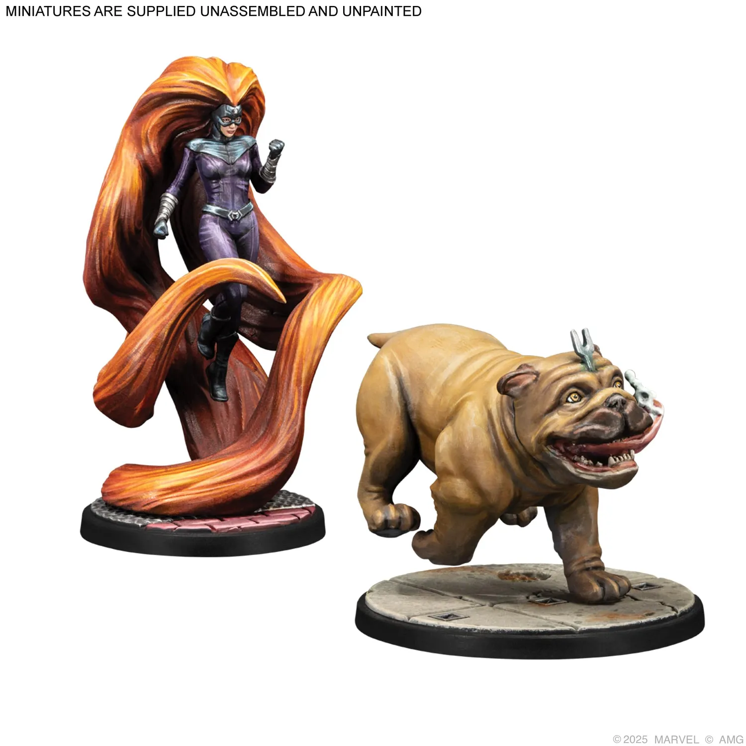 Asmodee Marvel Crisis Protocol Inhumans Affiliation Pack 4 Miniaturen