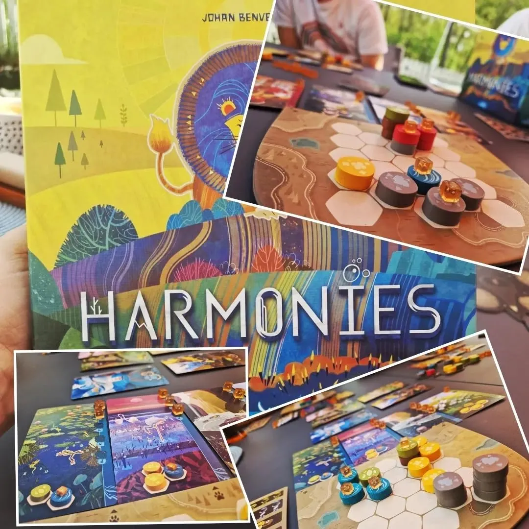 Asmodee Harmonies Brettspiel Deutsch Tier-Landschaften