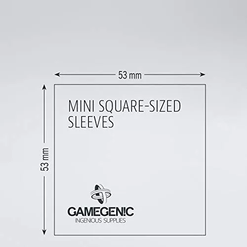 Gamegenic Matte Mini Square Kartenhüllen 50 Stück 53x53 matt