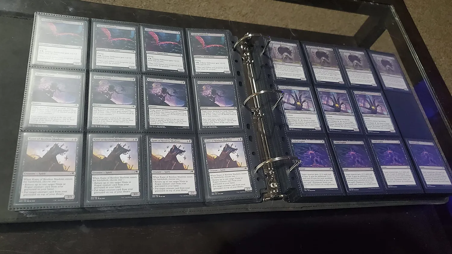 Gamegenic Prime Ring-Binder Playset Ordner Schwarz 12-24 Taschen
