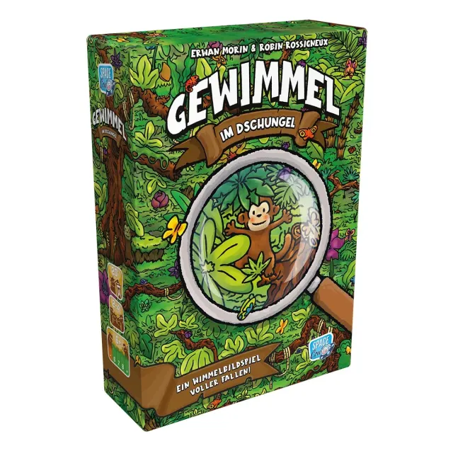 SPACE Cow Gewimmel im Dschungel Kinderspiel 2-4 Spieler Wimmelbild