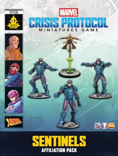 Asmodee Marvel Crisis Protocol Sentinels Affiliation Pack Tabletop