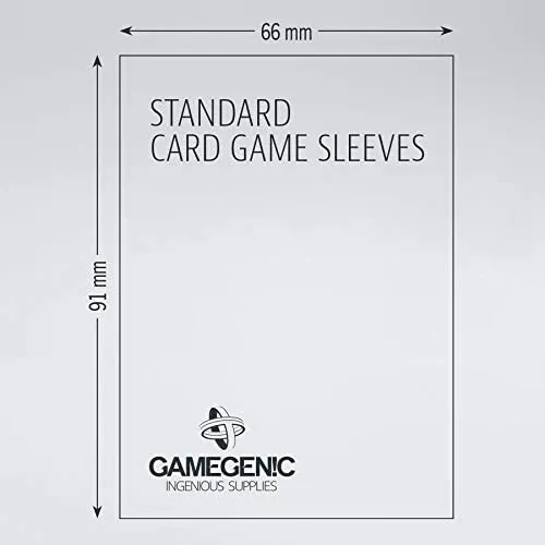 Gamegenic Matte Standard Kartenhüllen Sleeves Polypropylen