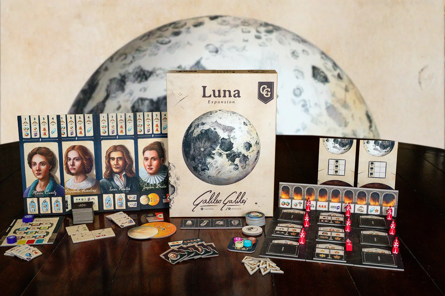 Capstone Games Galileo Galilei Luna Erweiterung Mond-Beobachtung