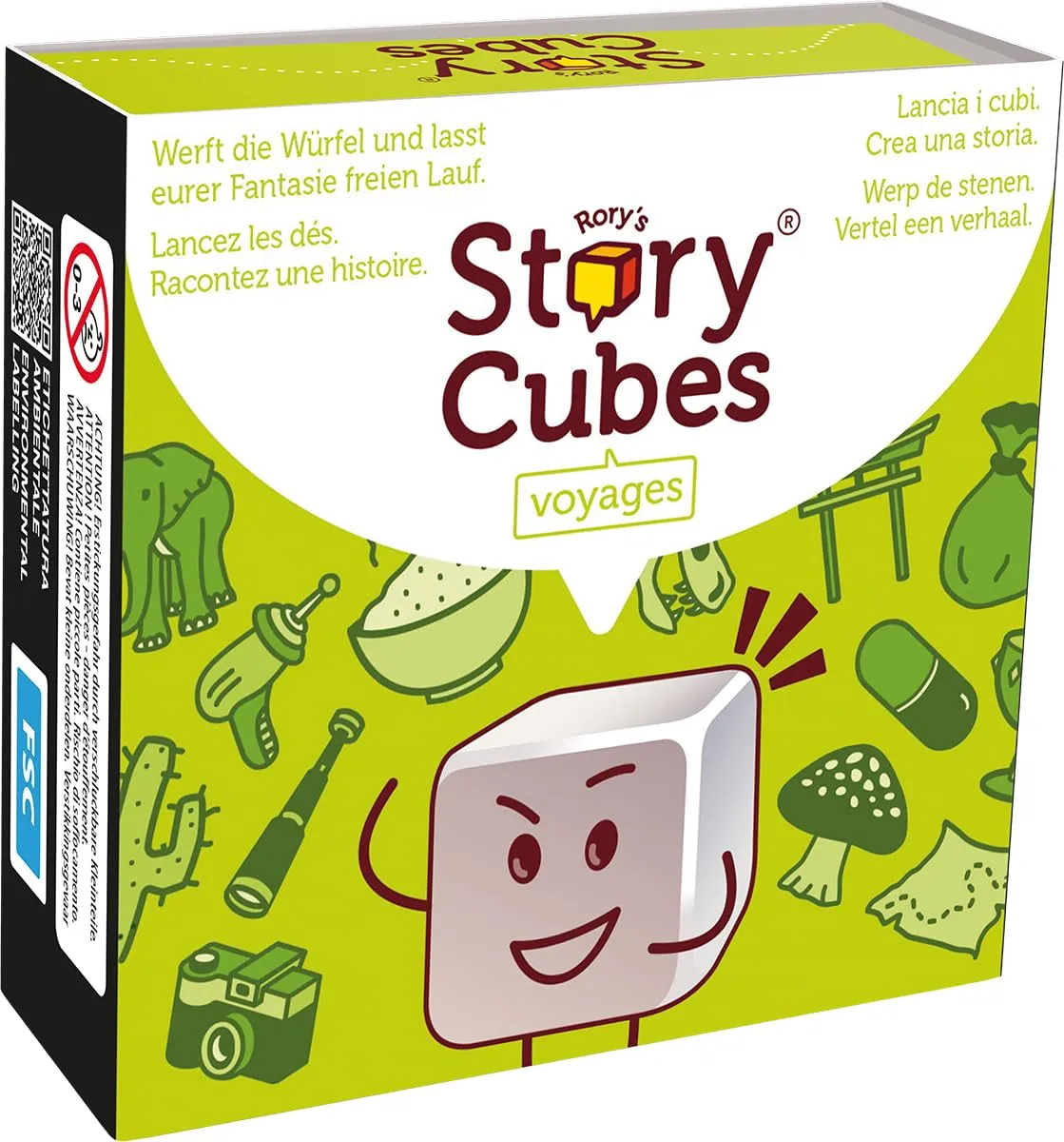 Story Cubes Voyages Würfelspiel Alte Auflage 9 Würfel