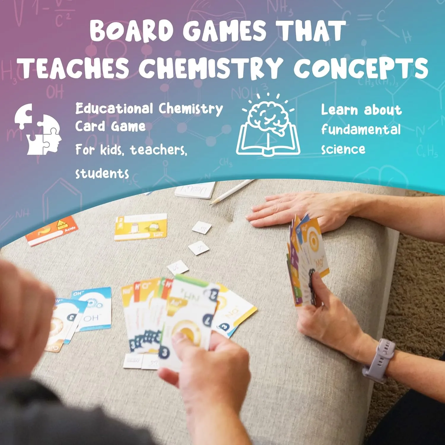 Genius Games Ion Compound Building Kartenspiel 2nd Edition Chemie