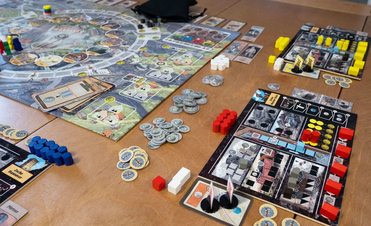 Spielefaible Schichtwechsel Brettspiel 2-4 Kumpel Zechenspiel