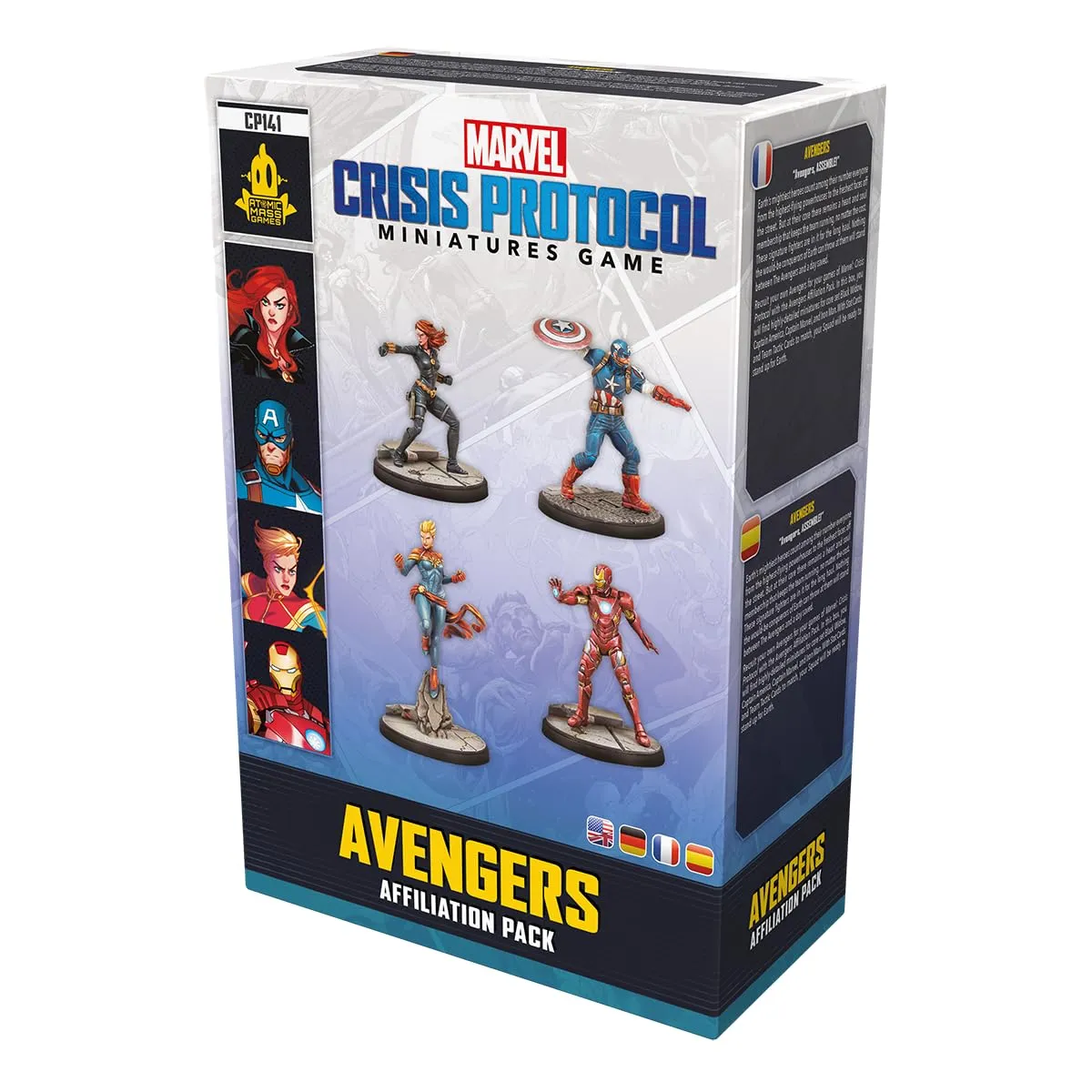 Asmodee Marvel Crisis Protocol Avengers Affiliation Pack Tabletop