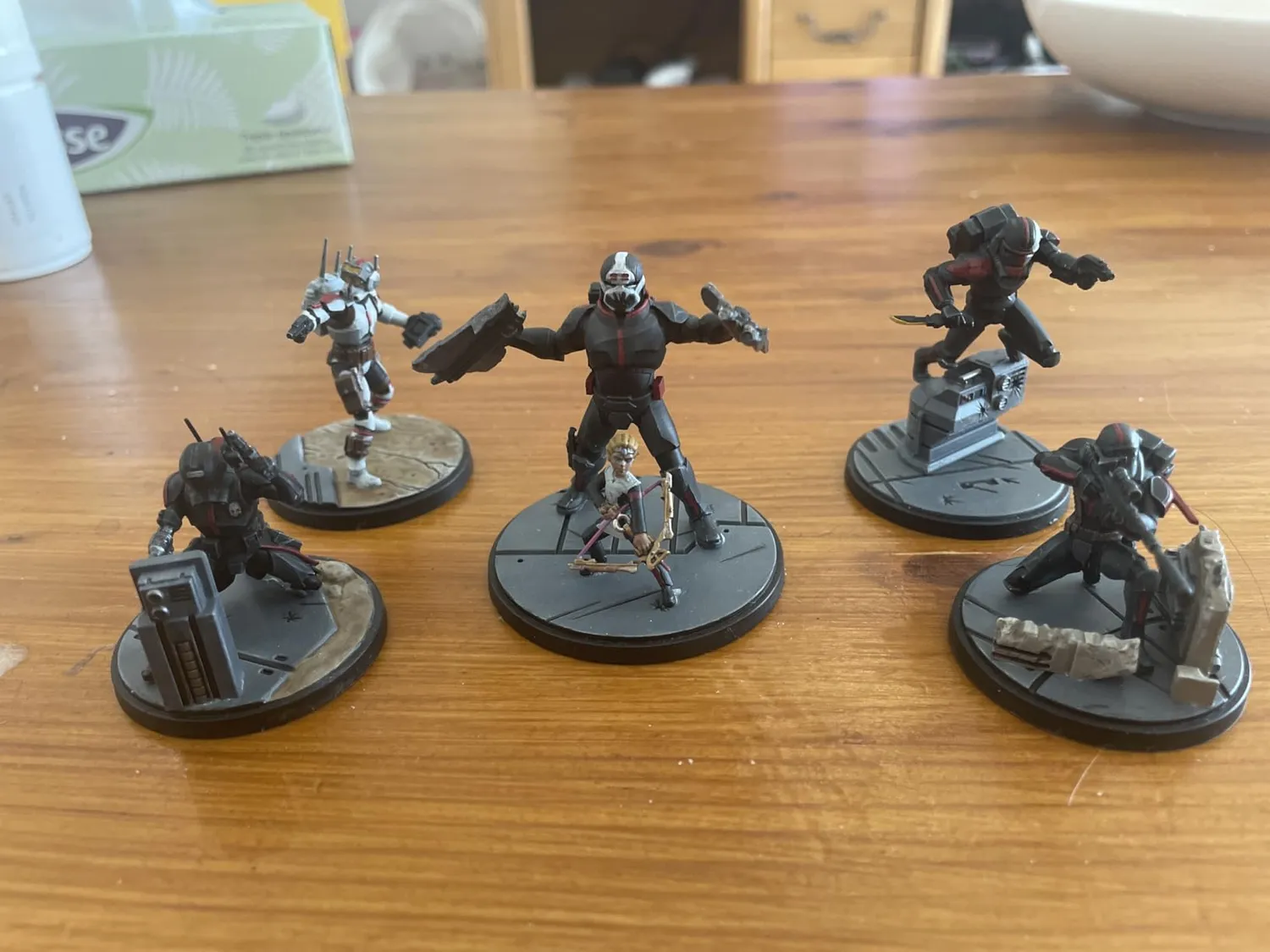 Star Wars Shatterpoint Clone Force 99 Squad Pack Erweiterung 5 Miniaturen