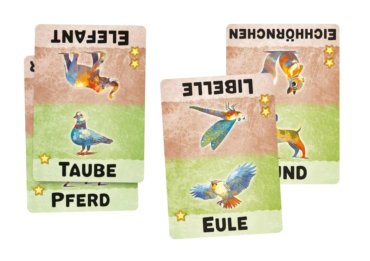 Space Cow Wilde Wörter Kinderspiel Deutsch 2-6 Spieler