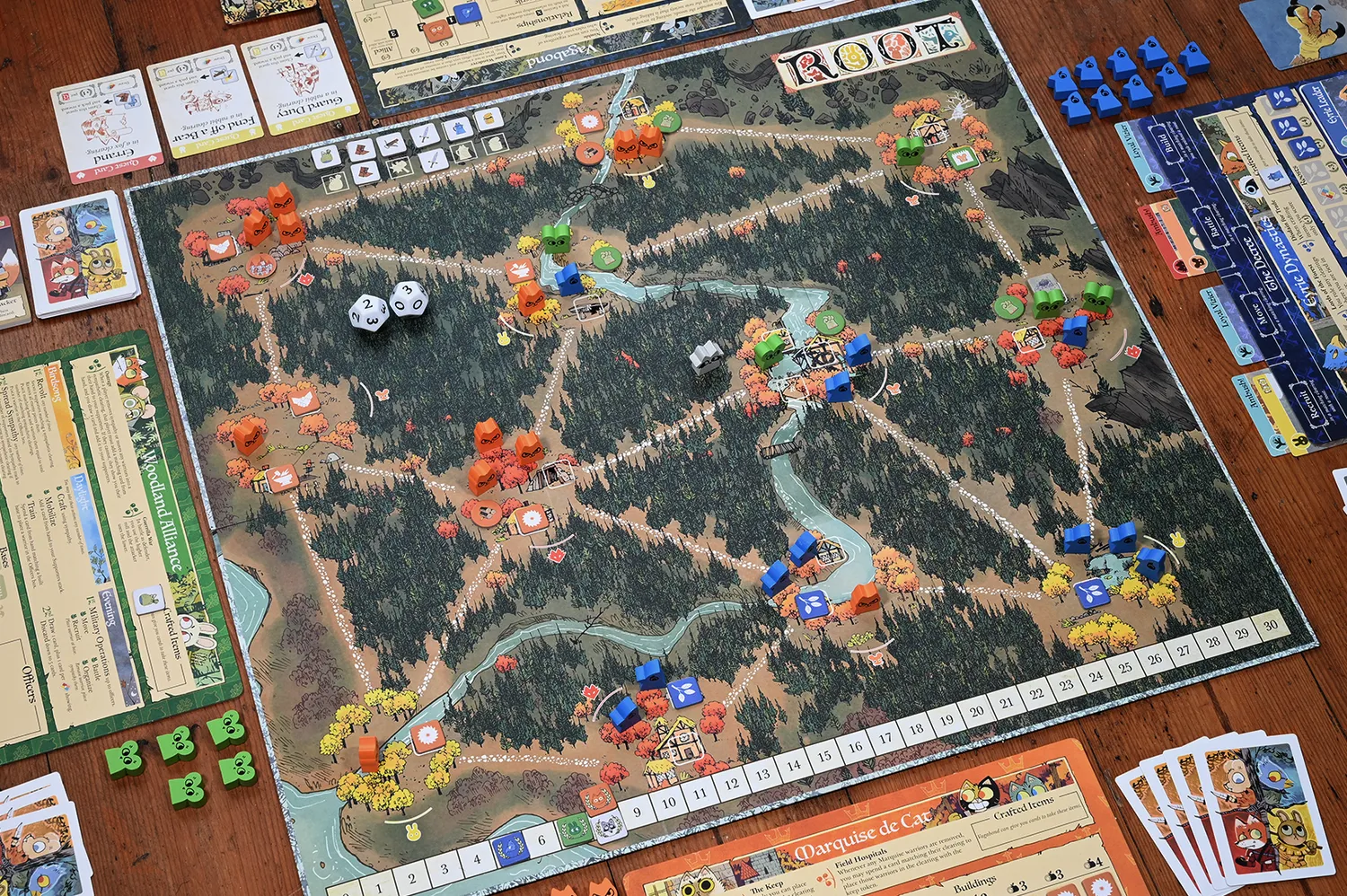 Leder Games Root Grundspiel Brettspiel Asymmetrisch