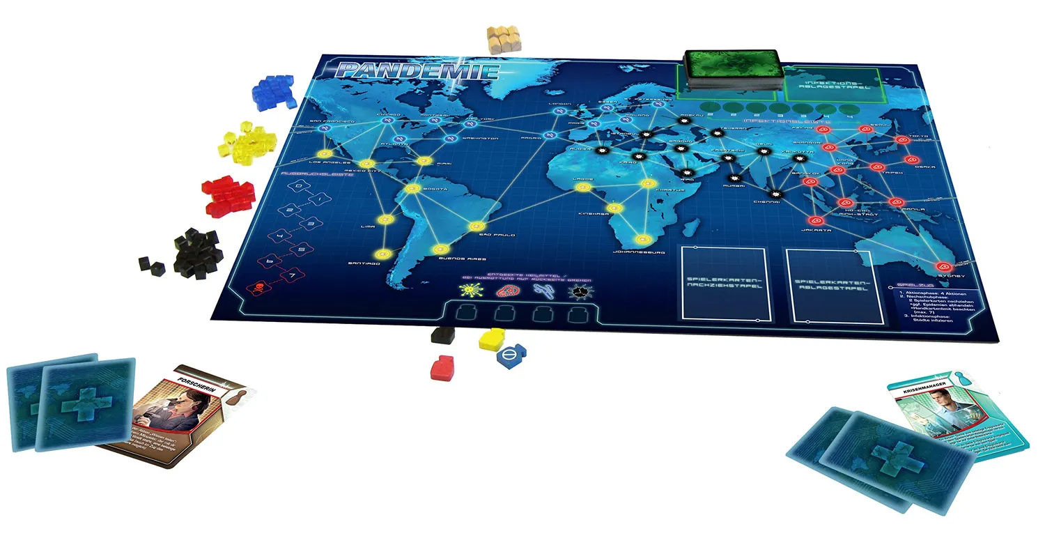 Asmodee Pandemic Grundspiel Brettspiel Deutsch kooperativ