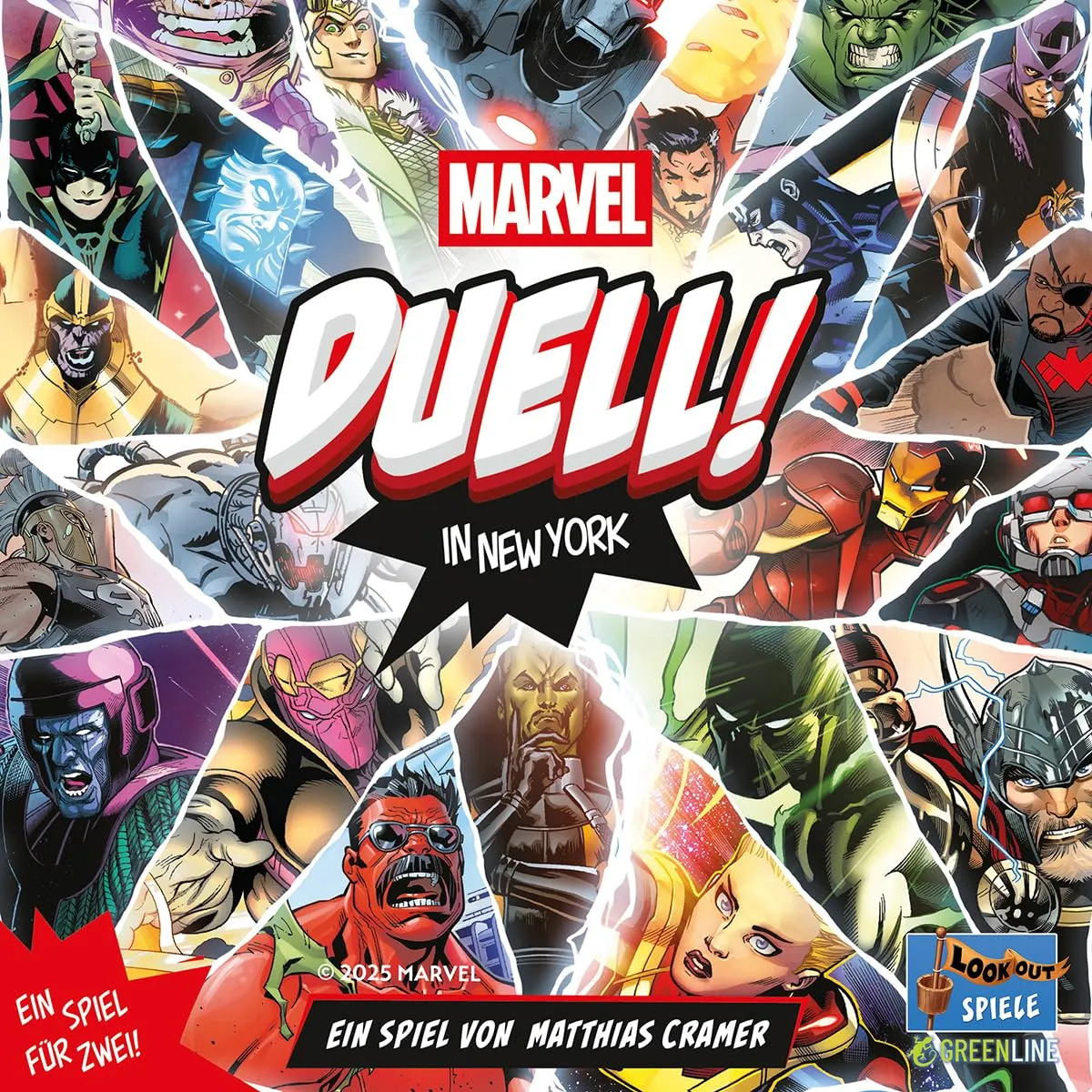 Asmodee Marvel Duell In New York Kartenspiel 2 Spieler